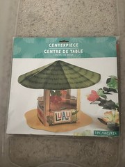 Tiki Party Decorations 3 Piece Lot Center Piece Room Decor Kit Hanging