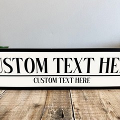 Personalised Road Sign | Custom Text Street Sign, Custom Name Plaque
