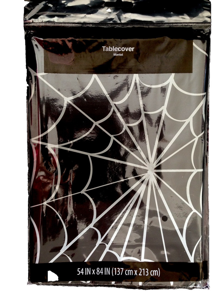 Gothic Witch-SPIDER WEB COBWEB DOOR TABLE COVER CLOTH-Halloween Party Decoration