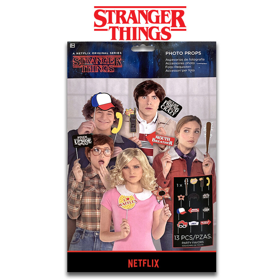STRANGER THINGS Photo Props, Netflix Party Decorations Photo Booth, Decor, Mask