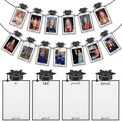 Black Bow Graduation Decorations 2026 Kindergarten to 12th Grade Graduation Phot
