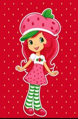 Fresita, Strawberry Shortcake cutout 3ft, Party decor
