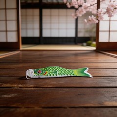 Japanese Carp Windsock Fish Flag Kite Satin 100cm Colorful Garden Ornament