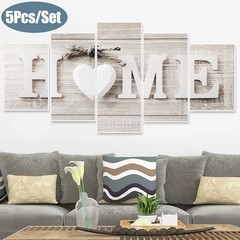 5 Piece Set of Unframed Modern Canvas Prints Stylish Home Decor for All Rooms