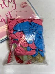 Bear Gender Reveal Balloon Boxes Decorations – 1ooPcs Pink Blue Balloons + MORE