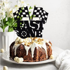 Fast One Cake Topper-1st Birthday – Topper For Photo Booth Props & Backdrop C…