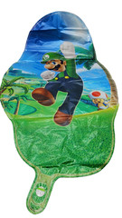 9PCS Mario Video Game Themed Mylar Balloons Foil Kids Birthday Party Decorations