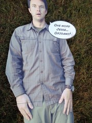 Patrick Jesse Party Standup For Real standee cutout Origami Young Man Woman Prop