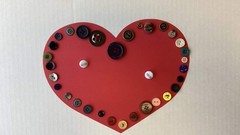 Super Heart Cutouts Assorted Colors Creative Shapes Craft Decor 8×10 In 15 PCS