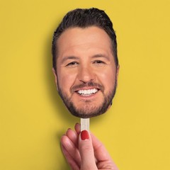 Luke Bryan Big Head Cutout, Funny Party Prop, Concert Fan Gift