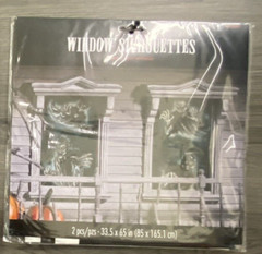 Haunted Hotel Window Silhouettes Add-on Halloween Scene Setters Spooky