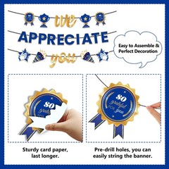 Appreciation Decorations, We Appreciate You Banner Decorations, Thank You Sign,