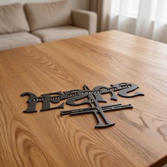 Decorative Metal Praying Hands Christian Wall Art for Entryway and Living Room