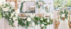 14 Pack Eucalyptus Garland, Artificial Greenery Garland Spring Faux Eucalyptus