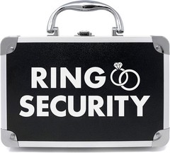 Ring Security Ring Bearer Briefcase with Padded Slits to Hold Rings – Ring Be…