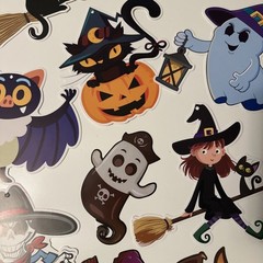 Halloween Mini Assorted Paper Cutouts 12 Count