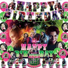 Zombie High 4 Birthday Party Decor Supplies Balloons Banner Cake Toppers Kids