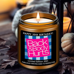 30Th Birthday Decorations Gift for Her Him, Happy 30Th Birthday Candle Gifts for