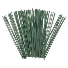 100Pcs Durable Floral Wire Stems for Decoration DIY Flower Arrangement Green