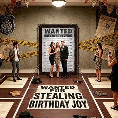 Mugshot Backdrop 5x7ft Police Lineup Backdrop Vinyl Height Chart Wanted Sign
