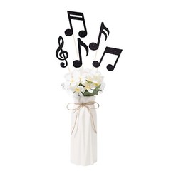 10 PCS Music Notes Centerpieces Black Party Decorations Music Notes