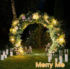 Soporte arco redondo 2.2m metal fondo eventos bodas fiestas decoración, Nuevo