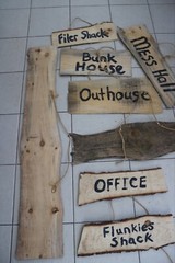 Live Edge Wooden Sign – Pine Lumberjack Party Decorations