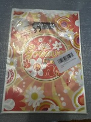 Groovy Boho Party Backdrop , Daisy and 50 Count Goodie Bags For One Year Old