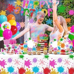 Paint Party Decorations 215Pcs Paint Splatter Party Supplies Art Party Decora…