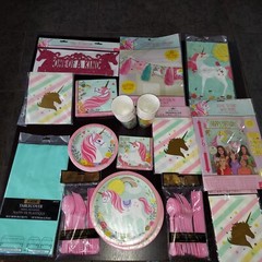 Deluxe Unicorn Sparkle Party Package multiple colors NWT