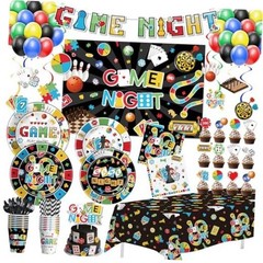 Family Game Night Party Decorations for Birthday, Family House Board Gaming