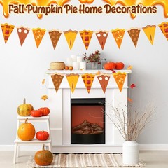 Gersoniel 5 Pieces Fall Thanksgiving Party 12.2 inches x 118.1 inches, Orange