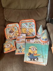 Despicable Me 2 Party Decorations Hats/Napkins/Plates/Invitations/Loot Bags/Cups