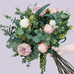 10 Pcs Mixed Eucalyptus Leaves Stems Bulk Artificial Silver Dollar Green,grey