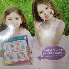 Enchanted Unicorn Birthday Party Customizable Chalkboard Sign & 4 Paper Inserts