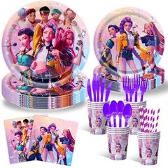 KPOP Demon Hunters Birthday Party Set