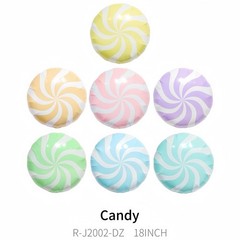 7 Colors Macaron Candy Balloons 18 Inch/Round Lollipop Foil Balloons for Spri…