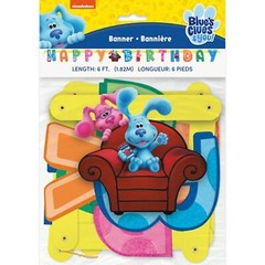 BLUE’S CLUES and YOU LARGE HAPPY BIRTHDAY BANNER (1) Birthday Room Decoration