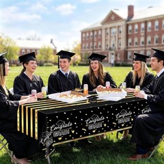 3 Pack Graduation Tablecloth,Graduation Decorations Class of 2026 Graduation …