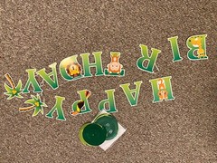 Assortment of backdrops and decorations for photography/photoshoots or parties.