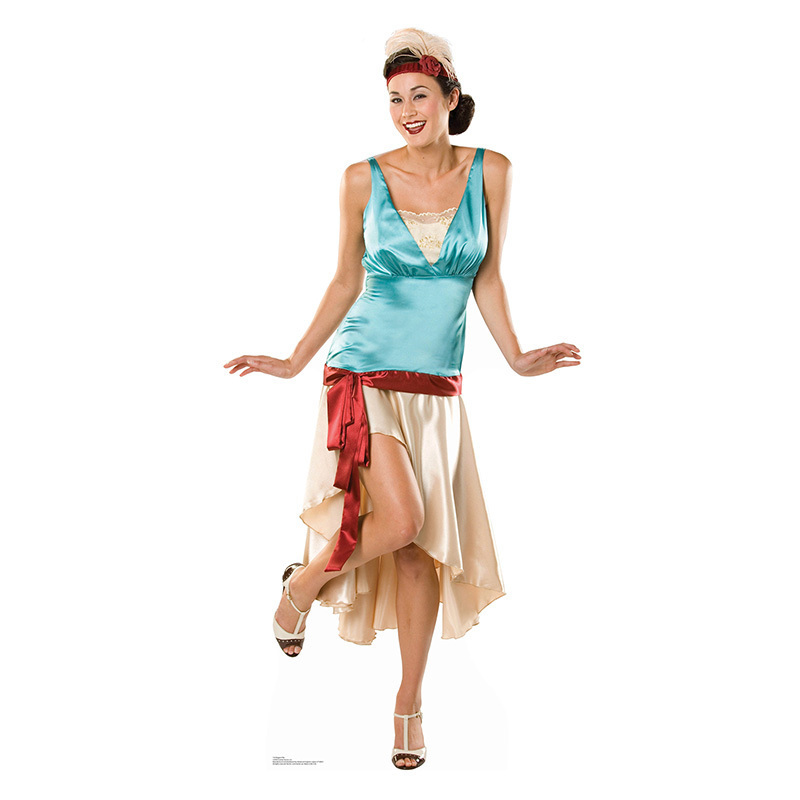 FLAPPER GIRL Elegant Ellie Roaring 20s Lifesize CARDBOARD CUTOUT Standee Standup