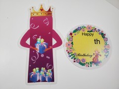 Happy Birthday Yard Signs w/Stakes 16” Large Size Letters Includes Numbers