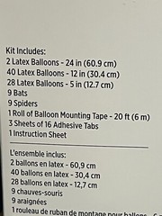 Amscan Halloween Balloon Garland Kit 92 Pieces Orange Black