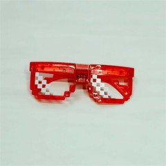 Light Up Pixel Glasses LED Party Sunglasses for Kids Assorted Color with On-Off
