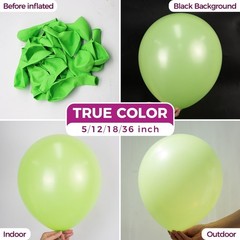Lime Green Giant Balloons 36 Inch 8 Pack Jumbo Green balloons Large Round Li…