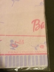 2001 BARBIE Table Cover Enchanting Barbie by Party Express 54″ x 89″ NOS