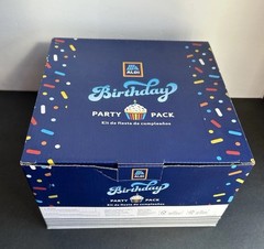 NEW 2026 ALDI 50th Birthday Celebration Box Party Pack Limited Edition Serves 8