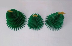 Target Spritz Mini Honeycomb Decor 3 Count Paper Table Christmas Trees