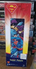 Superman Bday Stuff In Package 8plates,hats,napkins,stickers 50 Piece Puzzle