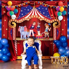 , XtraLarge, Circus Banner – 72×44 Inch | Circus Theme Party Decorations,
